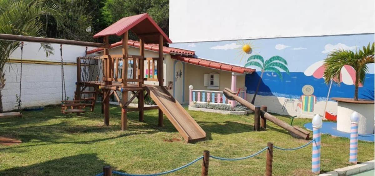 Apto Na Orla Da Praia Grande Com Piscina E Garagem อาร์ไฮยัล โด กาโบ ภายนอก รูปภาพ